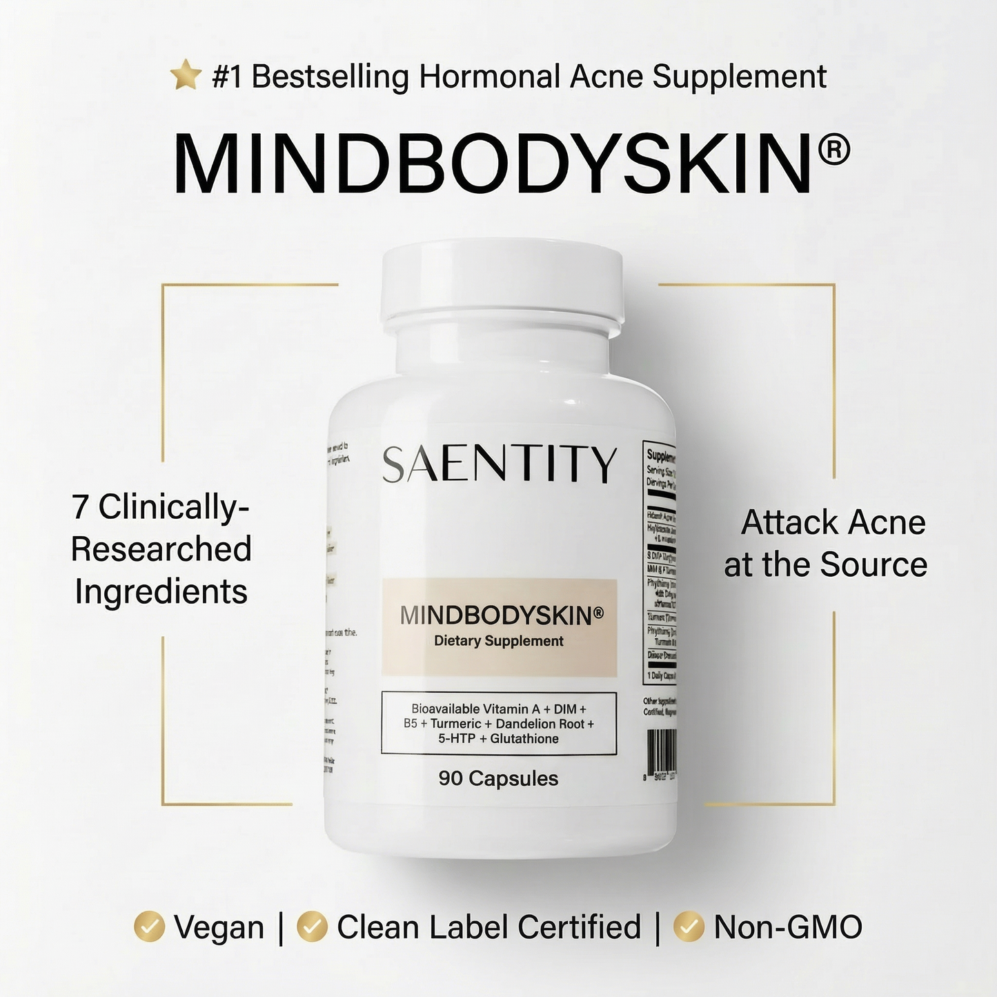 MindBodySkin - Hormone Acne Supplement